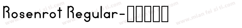 Rosenrot Regular字体转换